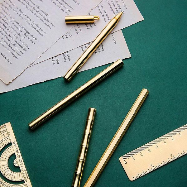 creative bamboo copper gel pen handmade brass with pencil case office writing supplies school stationery high-end gifts pens
creative bamboo copper gel pen handmade brass with pencil case office writing supplies school stationery high-end gifts pens