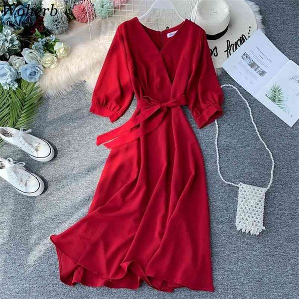 elegant office lady solid robe femme summer casual all match v-neck dresses korean chic vintage vestidos de mujer 210519, Black;gray
elegant office lady solid robe femme summer casual all match v-neck dresses korean chic vintage vestidos de mujer 210519, Black;gray