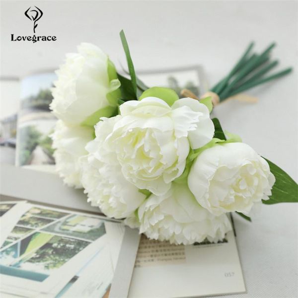 wedding flowers 6 heads rose bouquet silk artificial white bridal diy marriage bouquets centerpiece floral decor
wedding flowers 6 heads rose bouquet silk artificial white bridal diy marriage bouquets centerpiece floral decor