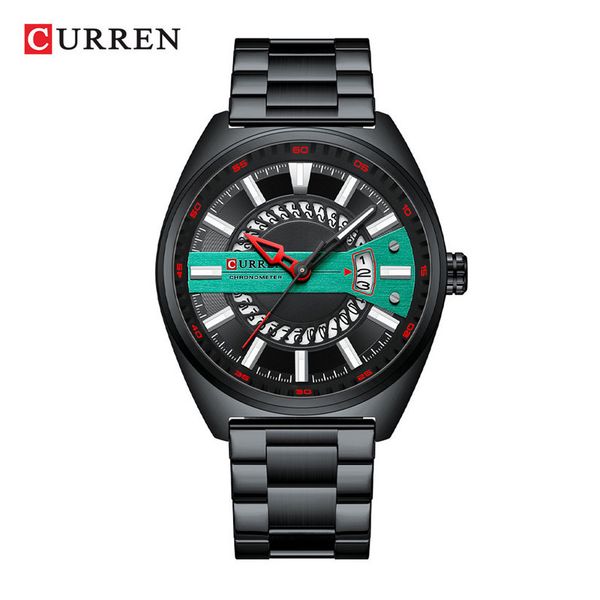 curren watches 8403 creative design stainless steel quartz sports wrist watch for men golden luminous wristwatches mens watch 30m waterproof, Slivery;brown
curren watches 8403 creative design stainless steel quartz sports wrist watch for men golden luminous wristwatches mens watch 30m waterproof, Slivery;brown