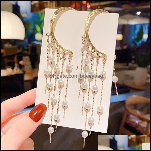 dangle & chandelier jewelryretro summer temperament exquisite female hanging ears long pearl tassel no piercing earrings drop delivery 2021, Silver
dangle & chandelier jewelryretro summer temperament exquisite female hanging ears long pearl tassel no piercing earrings drop delivery 2021, Silver