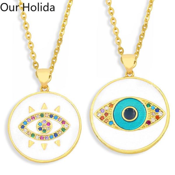 pendant necklaces wholesale luxury jewelry bohemian eye necklace exaggerated fashion color diamond, Silver
pendant necklaces wholesale luxury jewelry bohemian eye necklace exaggerated fashion color diamond, Silver