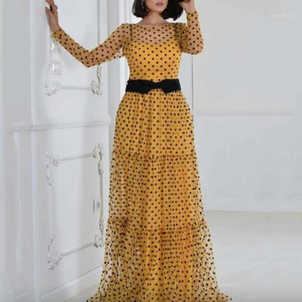 casual dresses xxl xxxl women maxi yellow dress two piece transparent mesh vintage polka dot vestiods plus size spring autumn long sheer, Black;gray
casual dresses xxl xxxl women maxi yellow dress two piece transparent mesh vintage polka dot vestiods plus size spring autumn long sheer, Black;gray