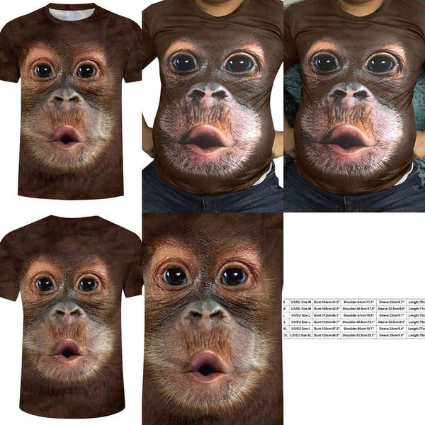 factorykmlu short men's t-shirts tshirt 3d printed animal monkey sleeve funny design casual tees male halloween t shirt to, White;black
factorykmlu short men's t-shirts tshirt 3d printed animal monkey sleeve funny design casual tees male halloween t shirt to, White;black