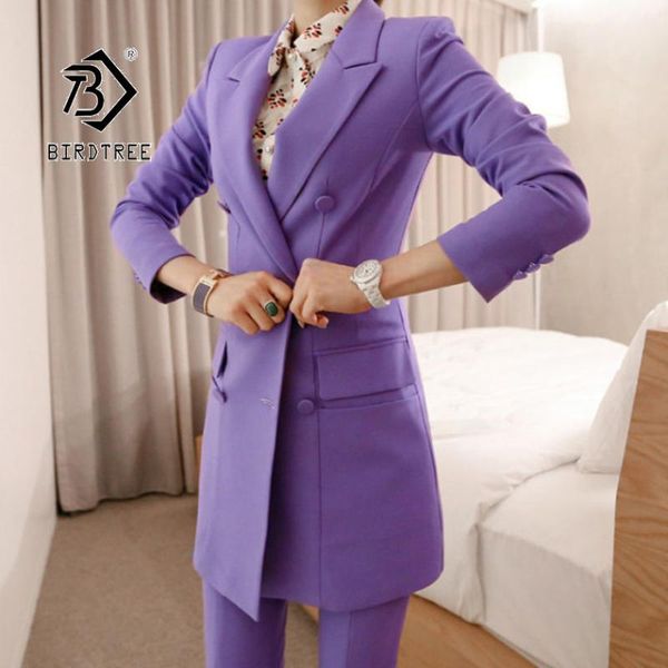 autumn women's pants suit double-breasted notched full sleeve pockets ol elegance style two piece sets s96007d, White
autumn women's pants suit double-breasted notched full sleeve pockets ol elegance style two piece sets s96007d, White