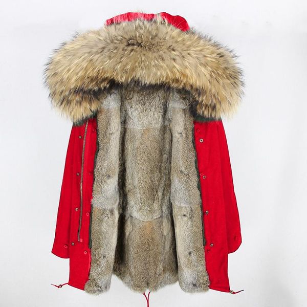 women's fur & faux korean thick warm long parka winter jacket outwear women real coat natural raccoon collar hood liner, Black
women's fur & faux korean thick warm long parka winter jacket outwear women real coat natural raccoon collar hood liner, Black