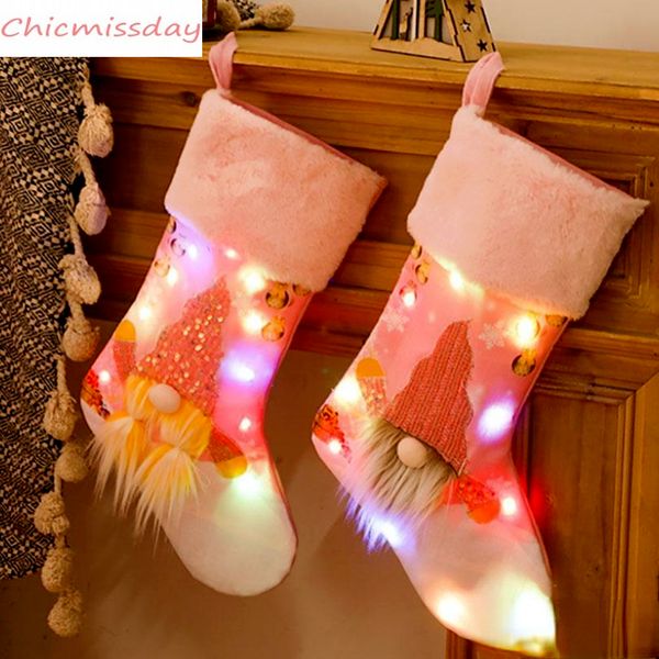led light up christmas stocking gift bag christmas tree pendant decorations ornament socks candy bag home party decorations c2991
led light up christmas stocking gift bag christmas tree pendant decorations ornament socks candy bag home party decorations c2991