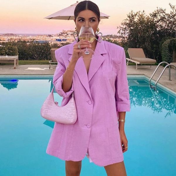 women's suits & blazers oversized casual blazer loose all-match autumn solid color coat streetwear fashion jacket long pockets female, White;black
women's suits & blazers oversized casual blazer loose all-match autumn solid color coat streetwear fashion jacket long pockets female, White;black