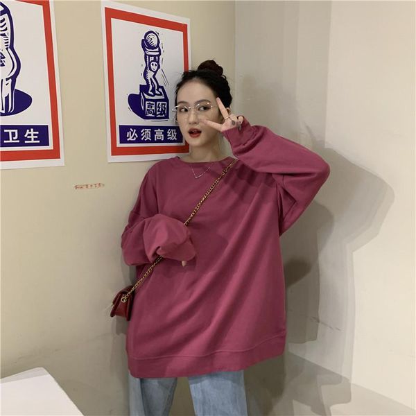 spring autumn style long loose slim solid color long-sleeved round-neck t-shirt women's simple bottoming shirt fashion, White
spring autumn style long loose slim solid color long-sleeved round-neck t-shirt women's simple bottoming shirt fashion, White