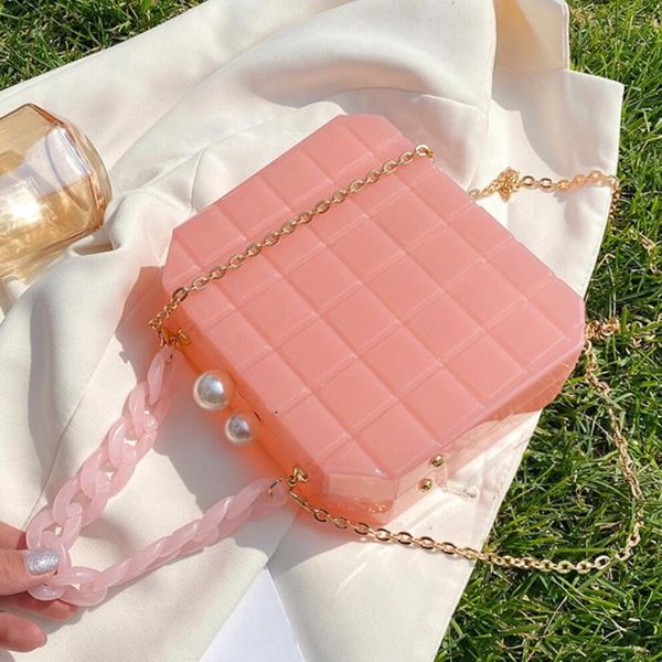 evening bags bag acrylic 2021 transparent box tote summer high-quality pvc women's designer handbag chain shoulder messenger purses
evening bags bag acrylic 2021 transparent box tote summer high-quality pvc women's designer handbag chain shoulder messenger purses