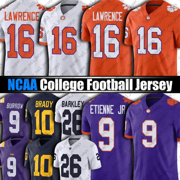 ncaa clemson tigers 16 trevor lawrence jersey 9 travis etienne jr lsu tiger 9 joe burrow saquon barkley college football''nfl', Black;red
ncaa clemson tigers 16 trevor lawrence jersey 9 travis etienne jr lsu tiger 9 joe burrow saquon barkley college football''nfl', Black;red