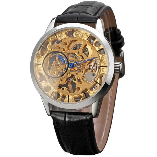 winner watch men gold skeleton mechanical wristwatch man watches leather relogio masculino luxury fashion casual wrist wristwatches, Slivery;brown
winner watch men gold skeleton mechanical wristwatch man watches leather relogio masculino luxury fashion casual wrist wristwatches, Slivery;brown