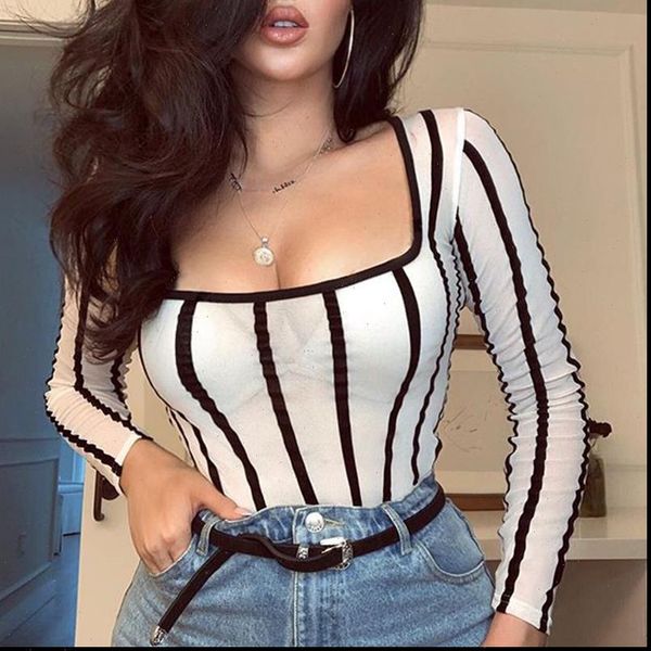 high street white scoop neck womens jumpsuits mesh sheer striped long sleeve rompers women body fishnet fashion see through, Black;white
high street white scoop neck womens jumpsuits mesh sheer striped long sleeve rompers women body fishnet fashion see through, Black;white
