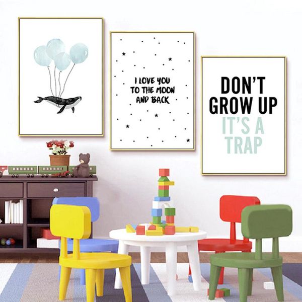 paintings nordic simple whale balloon canvas painting english inspirational phrase poster children's room bedroom wall art decor pictur
paintings nordic simple whale balloon canvas painting english inspirational phrase poster children's room bedroom wall art decor pictur