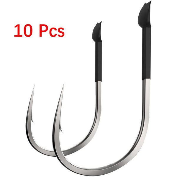 10pcs high-strength fish hook tungsten steel non-deformation barbed hookspecial for big with curved and sharp fishing hooks
10pcs high-strength fish hook tungsten steel non-deformation barbed hookspecial for big with curved and sharp fishing hooks