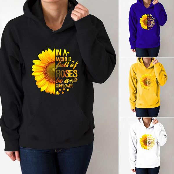 women's hoodies & sweatshirts sunflower letter printed women fleece long sleeve loose sweatshirt with hat girls hoodie pullovers winter, Black
women's hoodies & sweatshirts sunflower letter printed women fleece long sleeve loose sweatshirt with hat girls hoodie pullovers winter, Black