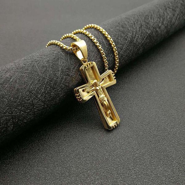 christ jesus pendant necklace gold color 316l stainless steel cross chain men jewelry gift religious christian necklaces, Silver
christ jesus pendant necklace gold color 316l stainless steel cross chain men jewelry gift religious christian necklaces, Silver