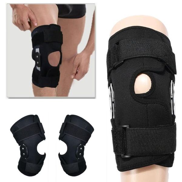 1pc adjustable elastic neoprene compression hinged knee patella support brace sleeve wrap cap stabilizer sports running gym elbow & pads, Black;gray
1pc adjustable elastic neoprene compression hinged knee patella support brace sleeve wrap cap stabilizer sports running gym elbow & pads, Black;gray