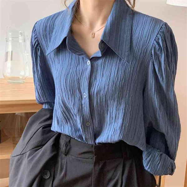 shirt autumn women's korean style loose long-sleeved mid-length temperament uk405 210507, White
shirt autumn women's korean style loose long-sleeved mid-length temperament uk405 210507, White
