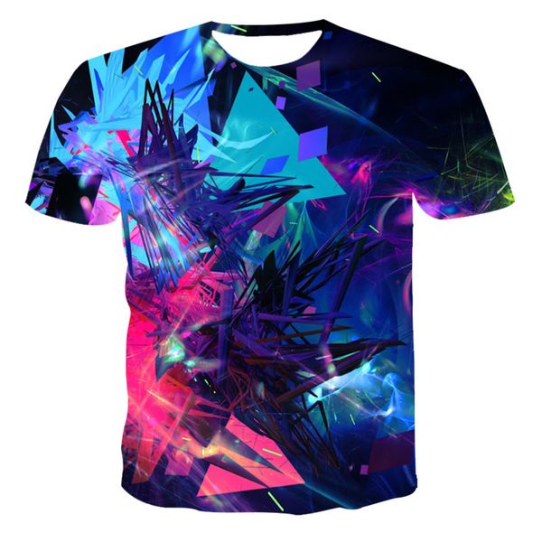 men's summer new casual youth 3d printed short sve t-shirt y097, White;black
men's summer new casual youth 3d printed short sve t-shirt y097, White;black