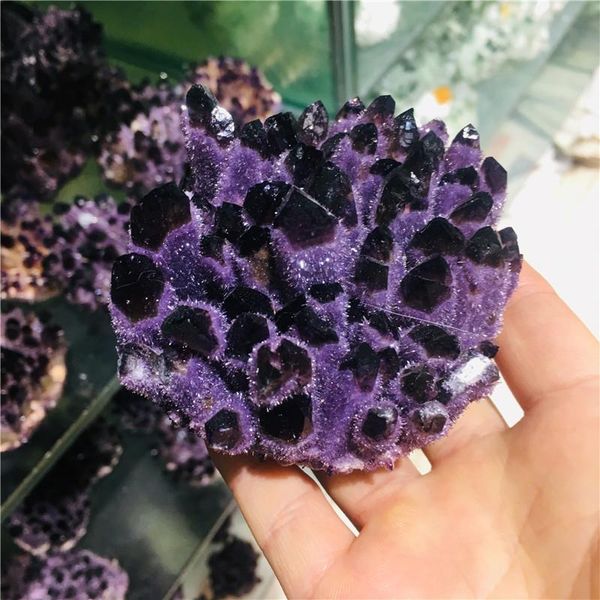natural crystal cluster amethyst specimen mineral ore purple quartz reiki healing stone crystals home decorative objects & figurines
natural crystal cluster amethyst specimen mineral ore purple quartz reiki healing stone crystals home decorative objects & figurines