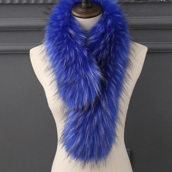 scarves long multicolor faux raccoon fur winter warm fake pom scarf collar clip green blue black red, Blue;gray
scarves long multicolor faux raccoon fur winter warm fake pom scarf collar clip green blue black red, Blue;gray