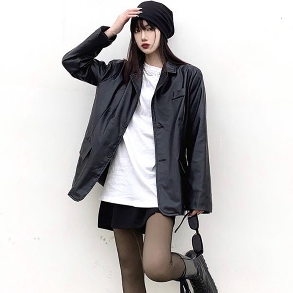 women's jackets oversized black punk long fake women's leather jacket bf-style winter loose streetwear biker jackets outerwear 29g, Black;brown
women's jackets oversized black punk long fake women's leather jacket bf-style winter loose streetwear biker jackets outerwear 29g, Black;brown