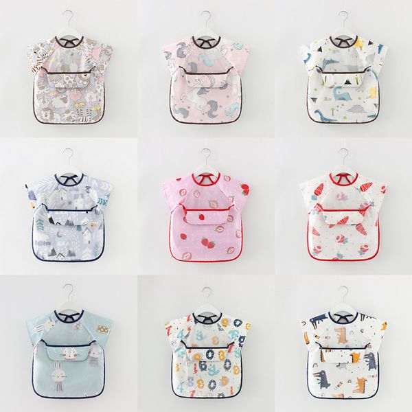 summer baby bib painting apron waterproof overall anti-dirty for eating bibs short sleeve children's blouse animal fruit print cotton
summer baby bib painting apron waterproof overall anti-dirty for eating bibs short sleeve children's blouse animal fruit print cotton