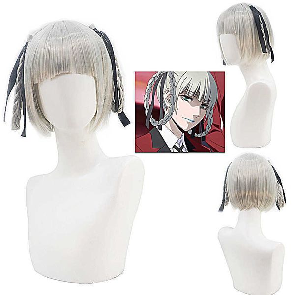 animation gambling yuan tao jiluo li braided circle student prident cosplay wig, Black
animation gambling yuan tao jiluo li braided circle student prident cosplay wig, Black