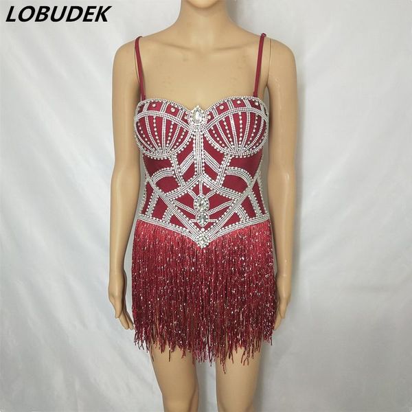 wine red fringe tassel rhinestones bodysuit women stage dance costume nightclub bar female singer show wear luxury leotard women's jump, Black;white
wine red fringe tassel rhinestones bodysuit women stage dance costume nightclub bar female singer show wear luxury leotard women's jump, Black;white