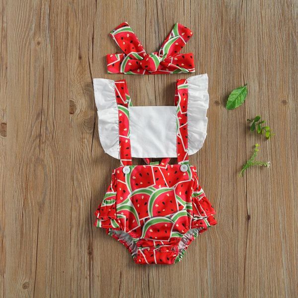 jumpsuits baby & children's 0-24m born girls bodysuits headband 2pcs watermelon/strawberry print backless ruffles, Blue
jumpsuits baby & children's 0-24m born girls bodysuits headband 2pcs watermelon/strawberry print backless ruffles, Blue