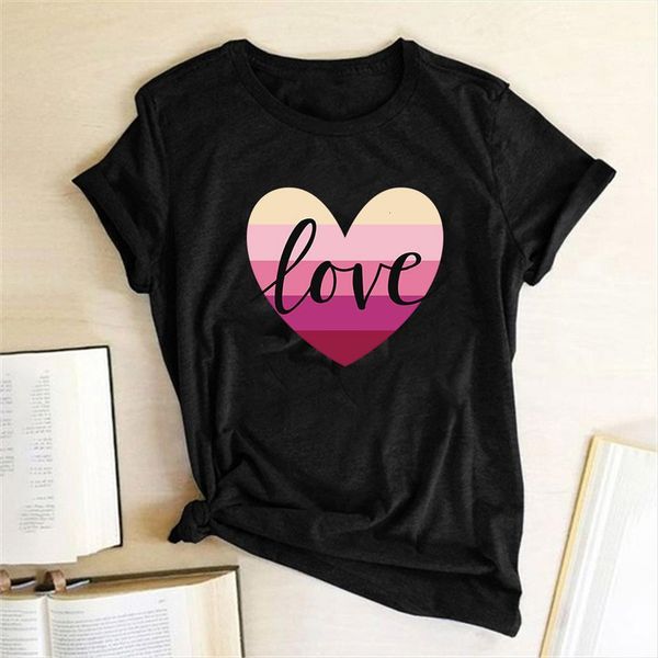pink heart love print womens round neck casual cute camisa feminina aesthetic ladies tee femme clothes, White
pink heart love print womens round neck casual cute camisa feminina aesthetic ladies tee femme clothes, White