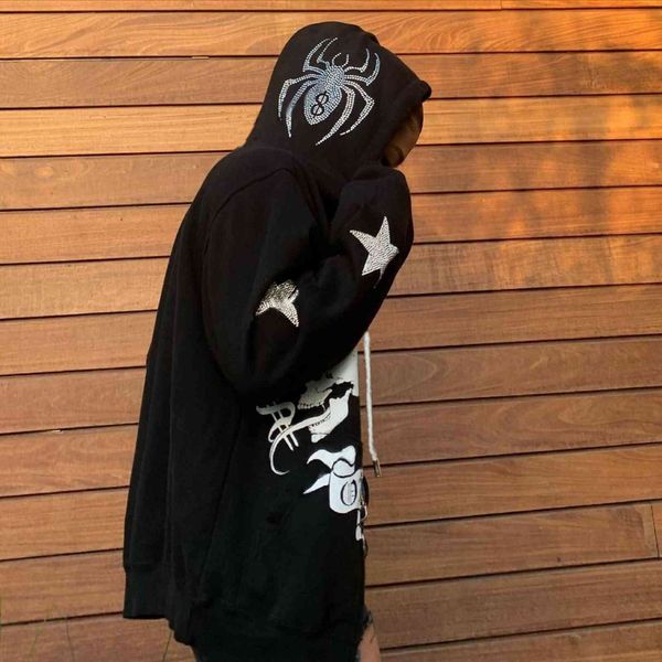 women's sweaters moda quente impressão de perfuração hoodies mulheres streetwear zip up hoodie harajuku goth y2k roupas para adolescent, White;black
women's sweaters moda quente impressão de perfuração hoodies mulheres streetwear zip up hoodie harajuku goth y2k roupas para adolescent, White;black