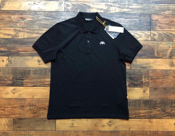 brand men's short sleeved polo shirt pure color high-quality customer supply pearly cotton fabric, White;black
brand men's short sleeved polo shirt pure color high-quality customer supply pearly cotton fabric, White;black
