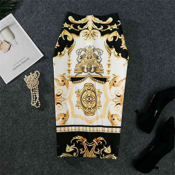new-coming european women autumn print pencil skirt high stretch personality midi slip hip skirt female 210412, Black
new-coming european women autumn print pencil skirt high stretch personality midi slip hip skirt female 210412, Black