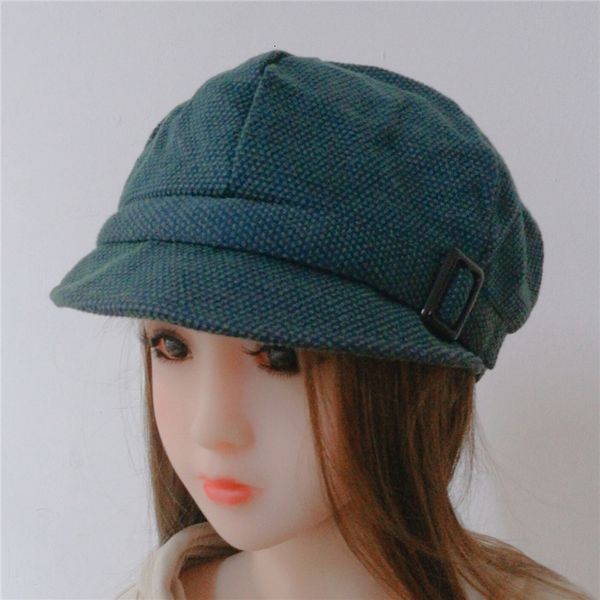 autumn and winter beret women's versatile plaid bud lovely british leisure pumpkin hat children, Blue;gray
autumn and winter beret women's versatile plaid bud lovely british leisure pumpkin hat children, Blue;gray