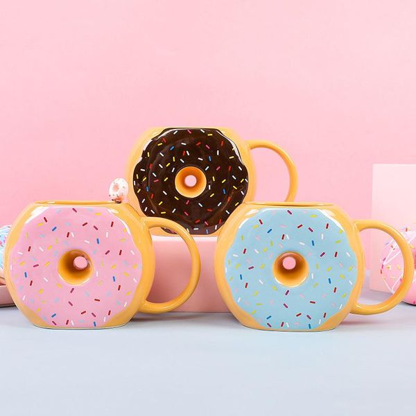 mugs 580ml donut ceramic cup creative bread mug biscuit milk coffee tea art handmade glass office drinkware 
mugs 580ml donut ceramic cup creative bread mug biscuit milk coffee tea art handmade glass office drinkware