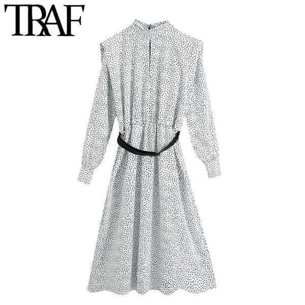 casual dresses traf women chic fashion with belt polka dot pleated midi dress vintage high neck elastic waist female mujer, Black;gray
casual dresses traf women chic fashion with belt polka dot pleated midi dress vintage high neck elastic waist female mujer, Black;gray