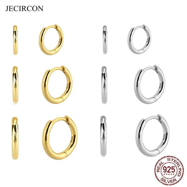 hoop & huggie jecircon 7mm/8mm/9mm 925 sterling silver earrings for women simple punk gold color smooth huggies earring jewelry, Golden;silver
hoop & huggie jecircon 7mm/8mm/9mm 925 sterling silver earrings for women simple punk gold color smooth huggies earring jewelry, Golden;silver