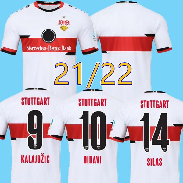 21 22 stuttgart mens soccer jerseys coulibaly kalajdzic didavi silas mangala sosa cisse home white football shirts short sleeve uniforms, Black;yellow
21 22 stuttgart mens soccer jerseys coulibaly kalajdzic didavi silas mangala sosa cisse home white football shirts short sleeve uniforms, Black;yellow