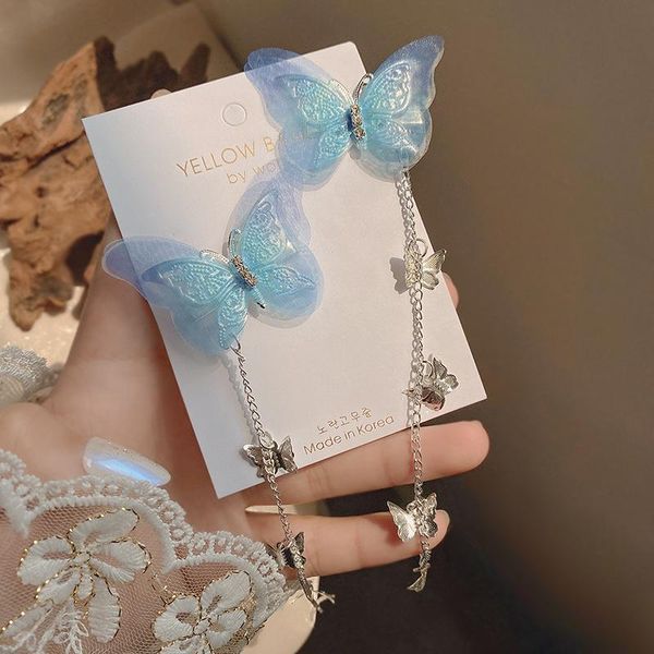 hair accessories 2 pcs/set children sweet blue acrylic butterfly ornament clips girls lovely barrettes hairpins kids, Slivery;white
hair accessories 2 pcs/set children sweet blue acrylic butterfly ornament clips girls lovely barrettes hairpins kids, Slivery;white