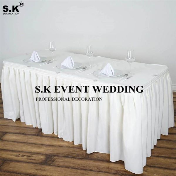 10ft 14ft 21ft thick polyester tablecloth skirt round table skirting for wedding banquet event party decoration
10ft 14ft 21ft thick polyester tablecloth skirt round table skirting for wedding banquet event party decoration