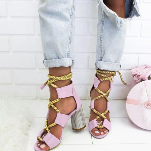 rome women summer fish mouth hollow high square heel shoes rope ankle strap cross open toe sandals zapatos de mujer, Black
rome women summer fish mouth hollow high square heel shoes rope ankle strap cross open toe sandals zapatos de mujer, Black