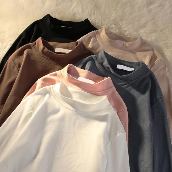 women's t-shirt 2021 autumn winter thicken graphic t shirts women clothes slim turtleneck solid shirt long sleeve bottoming white
women's t-shirt 2021 autumn winter thicken graphic t shirts women clothes slim turtleneck solid shirt long sleeve bottoming white