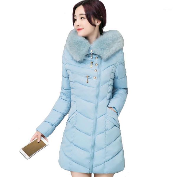 nice women winter hooded coat female big fur collar slim jacket ladies cotton padded long parka inverno outerwear overcoat, Black
nice women winter hooded coat female big fur collar slim jacket ladies cotton padded long parka inverno outerwear overcoat, Black