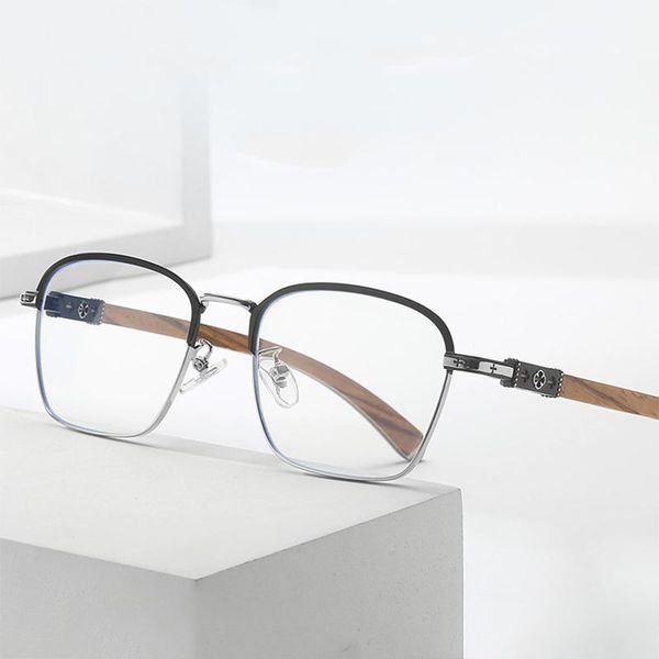 fashion sunglasses frames wood pure titanium glasses frame with blue light blocking lens men square prescription eyeglasses myopia optical e, Black
fashion sunglasses frames wood pure titanium glasses frame with blue light blocking lens men square prescription eyeglasses myopia optical e, Black