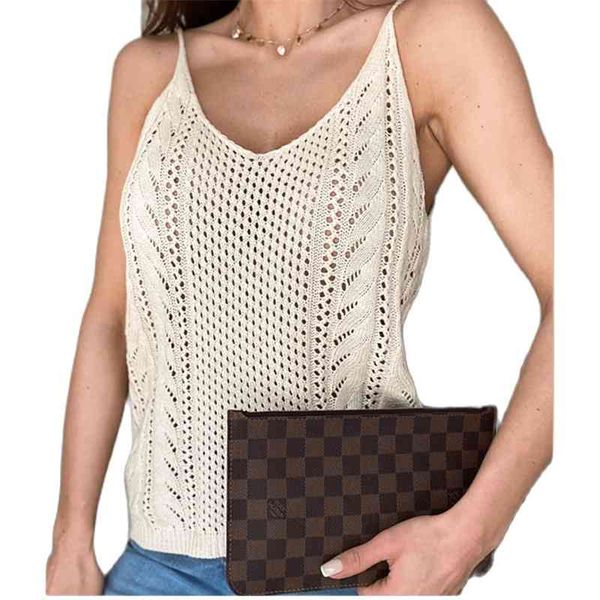 summer sling knitted tank women casual solid sleeveless hollow out vest off shoulder pullover female camisole 210526, White
summer sling knitted tank women casual solid sleeveless hollow out vest off shoulder pullover female camisole 210526, White