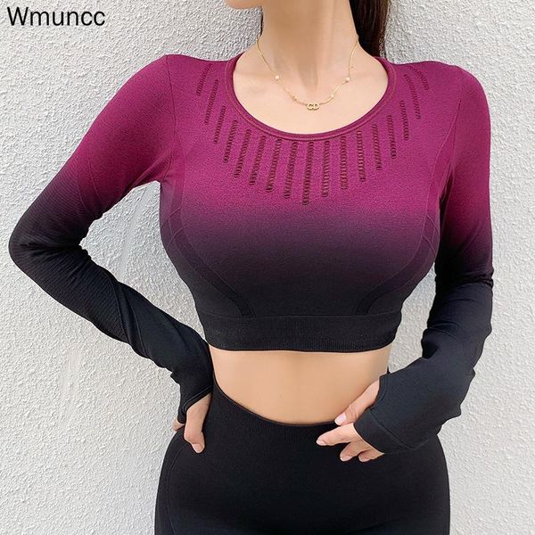 yoga outfits wmuncc shirt women long sleeve with thumb hole sports hollow out design breathable quick dry seamless gym wear gradient, White;red
yoga outfits wmuncc shirt women long sleeve with thumb hole sports hollow out design breathable quick dry seamless gym wear gradient, White;red