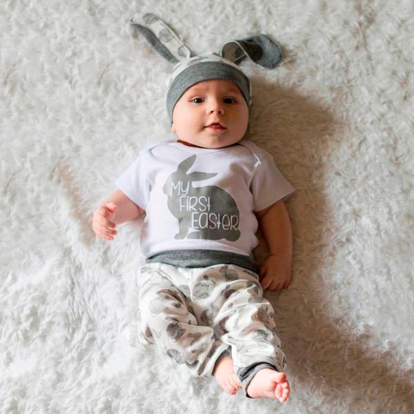 clothing sets 3-18 months infant baby boys girls easter cartoon printed romper jumpsuit+hat suit toddler clothes #20, White
clothing sets 3-18 months infant baby boys girls easter cartoon printed romper jumpsuit+hat suit toddler clothes #20, White