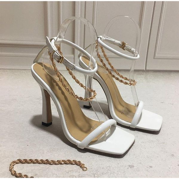 sandals women's metal chain ladies pump square toe party shoes fashion high heels buckle strap female footwear 2021 summer, Black
sandals women's metal chain ladies pump square toe party shoes fashion high heels buckle strap female footwear 2021 summer, Black